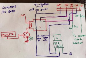 luminous inverter 172 bord circuit diagram