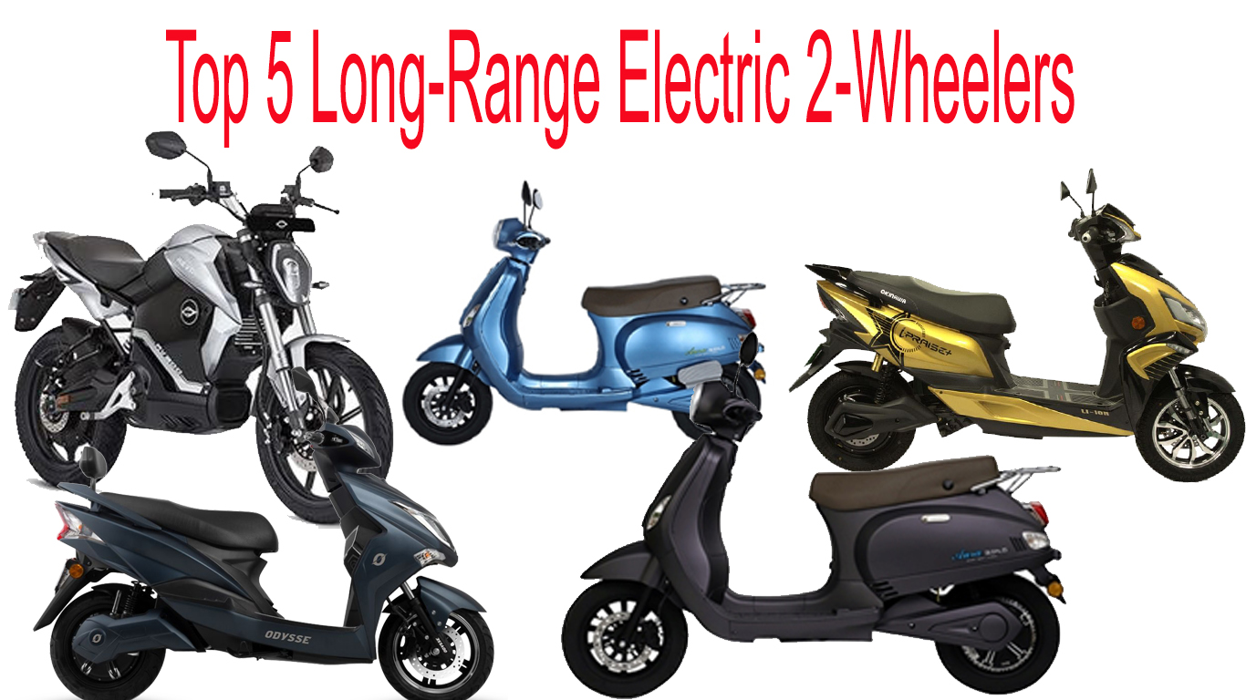 Top 5 Long-Range Electric 2-Wheelers