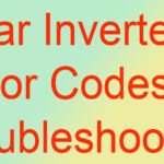 inverter Error Codes